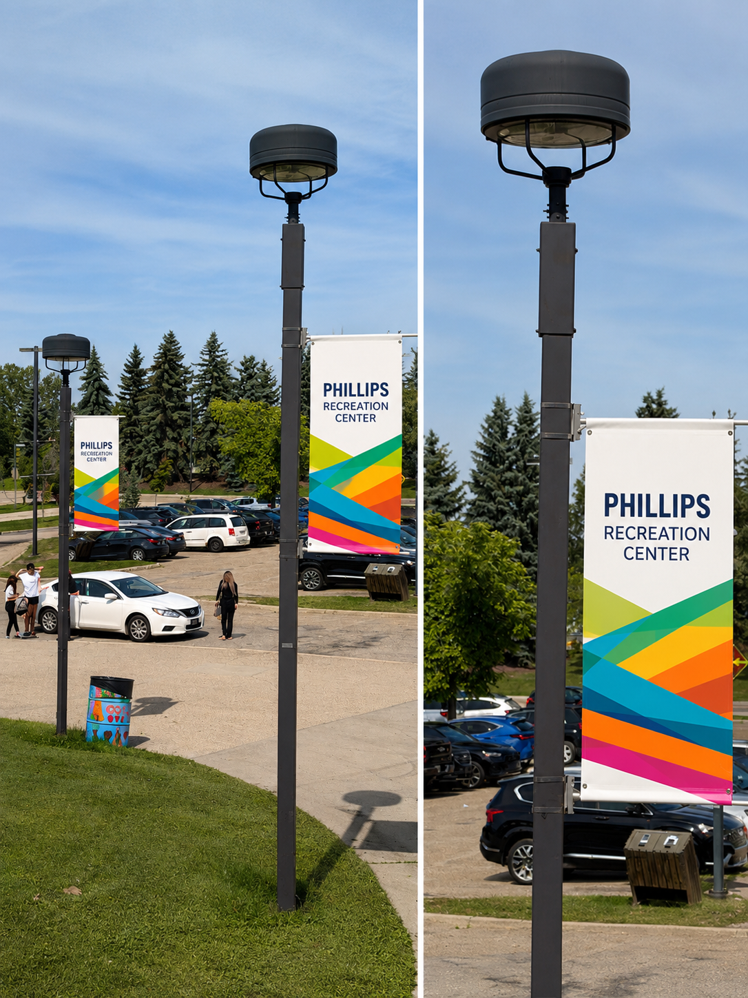 Recreation Center Street Pole Banners & Wayfinding Ideas