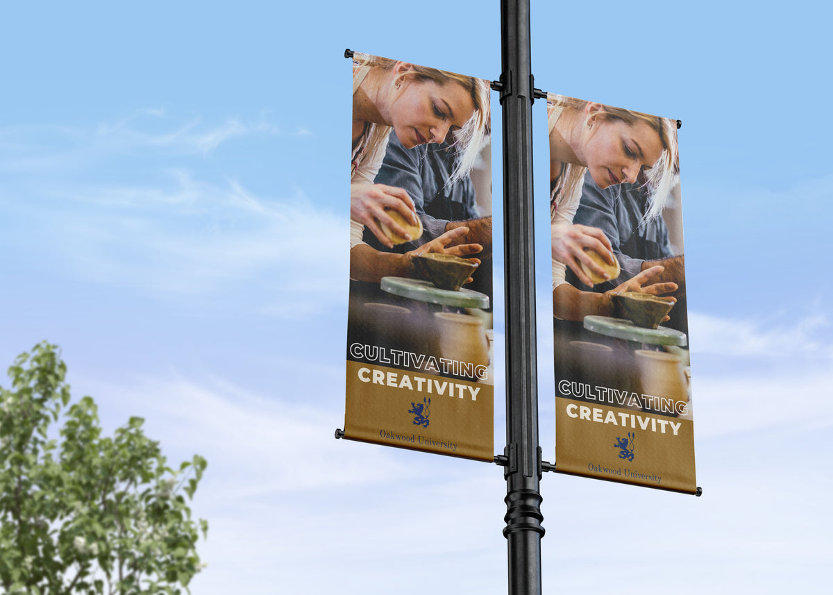 Branding, Values and Inspiration | College and School Campus Street Pole Banners
