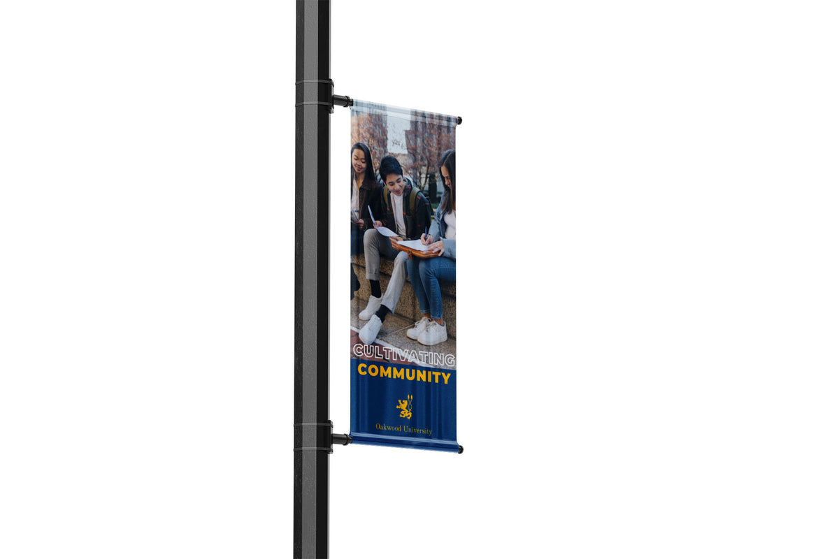 Branding, Values and Inspiration | College and School Campus Street Pole Banners