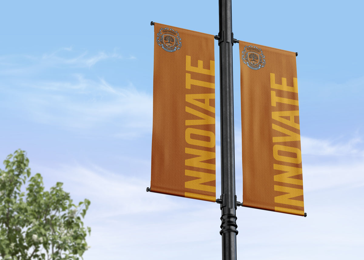 Branding, Values and Inspiration | College and School Campus Street Pole Banners