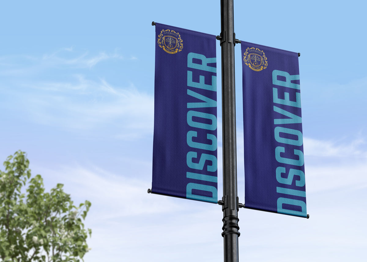 Branding, Values and Inspiration | College and School Campus Street Pole Banners