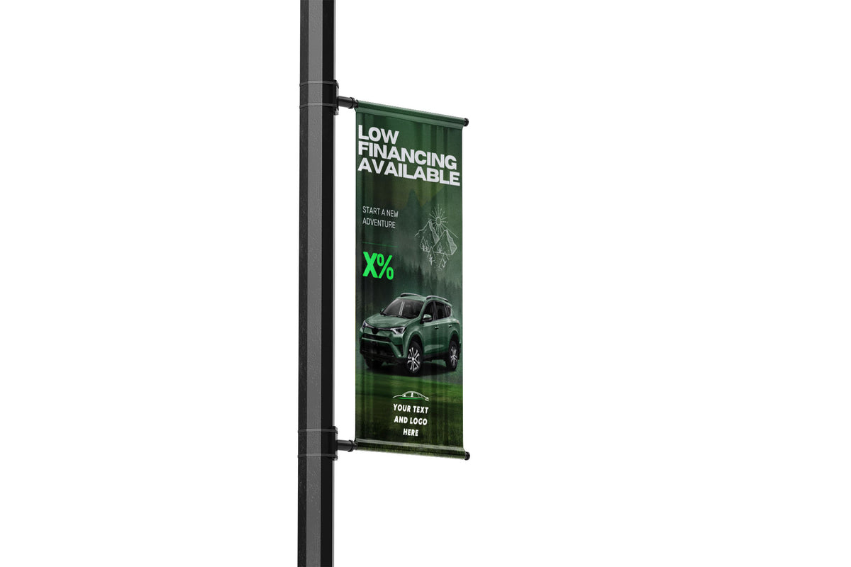 Auto Financing Banner green and black