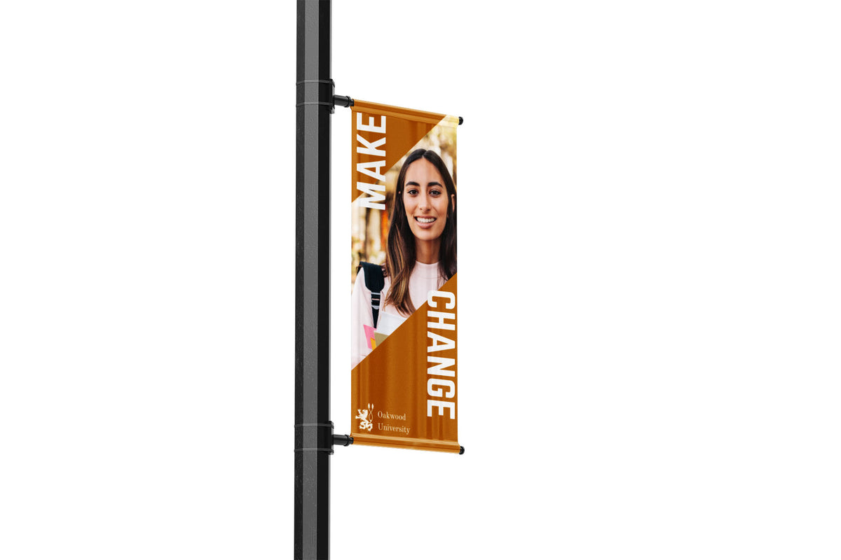 Branding, Values and Inspiration | College and School Campus Street Pole Banners