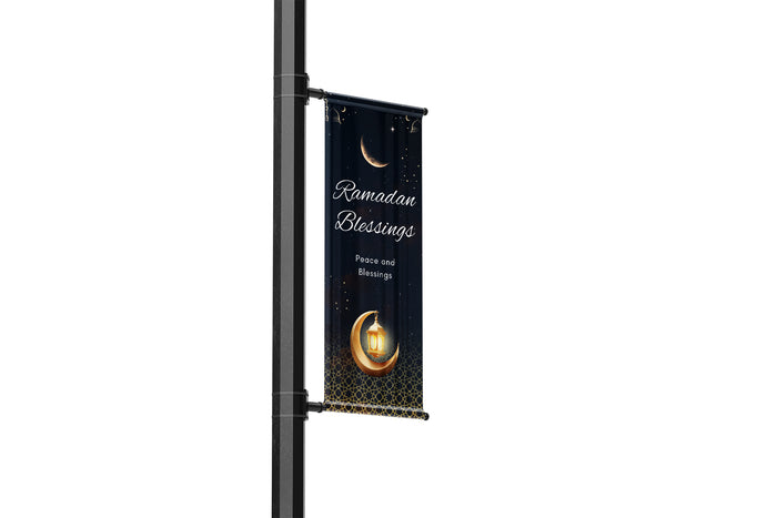 Holiday Ramadan Lamp Post Banners