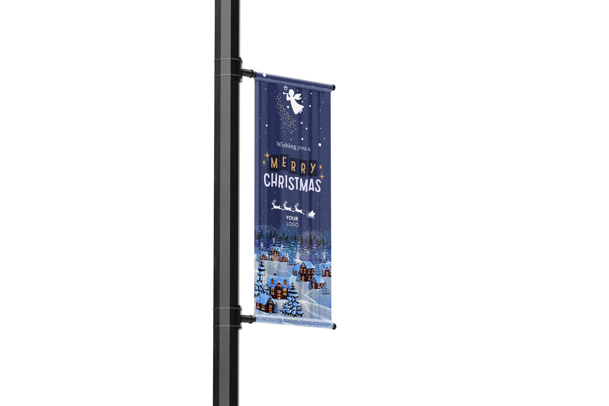 Christmas Lamp Post Banners