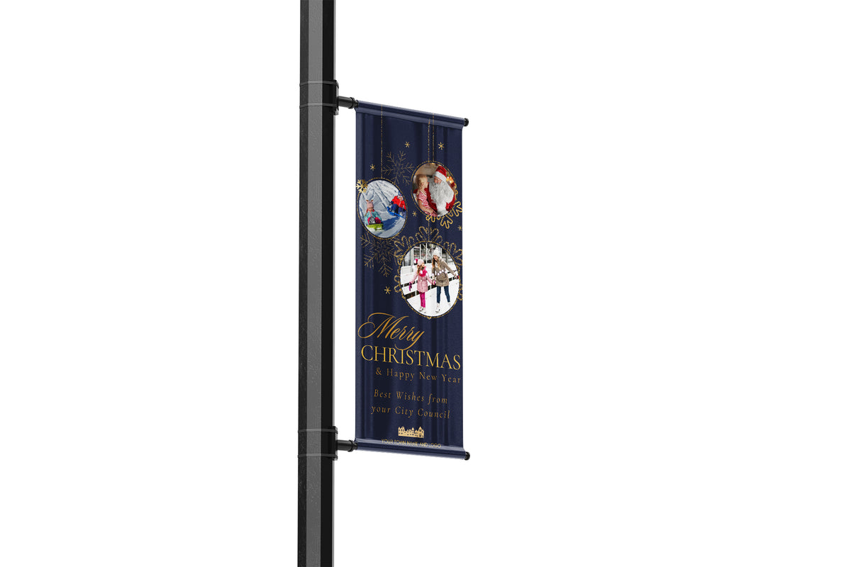 Christmas Lamp Post Banners