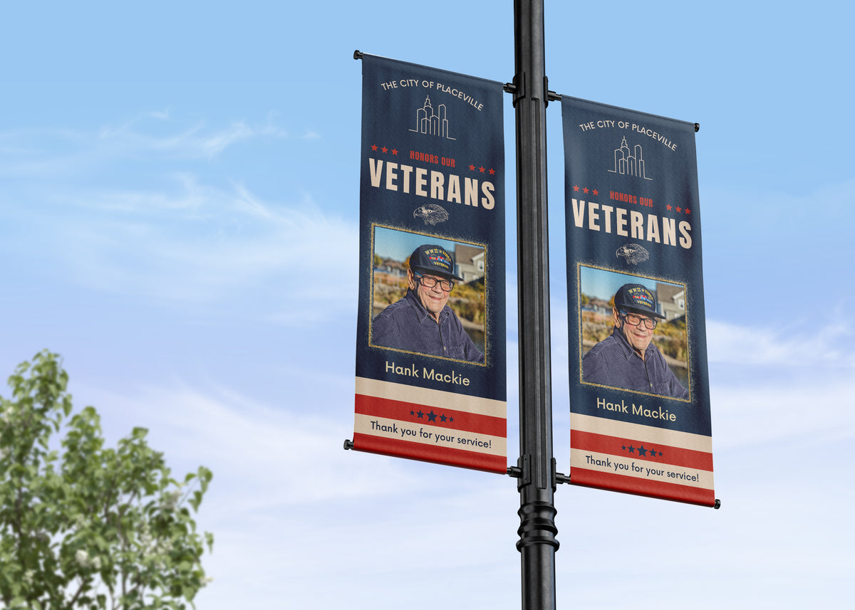 America 250 Lamp Post Banners