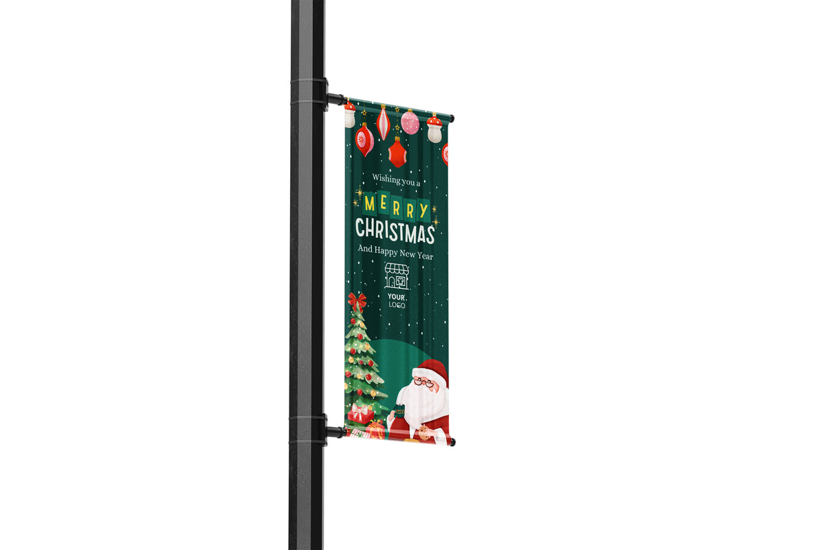 Christmas Lamp Post Banners