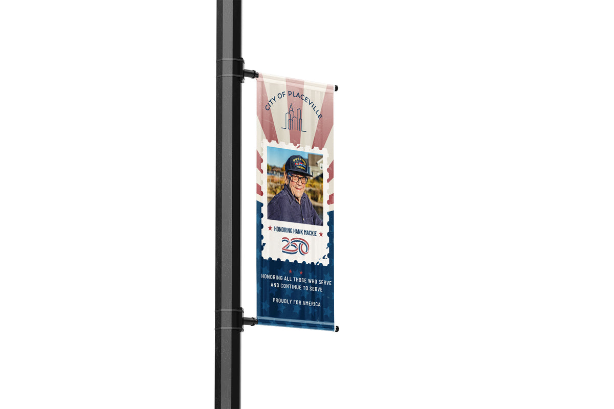 America 250 Lamp Post Banners