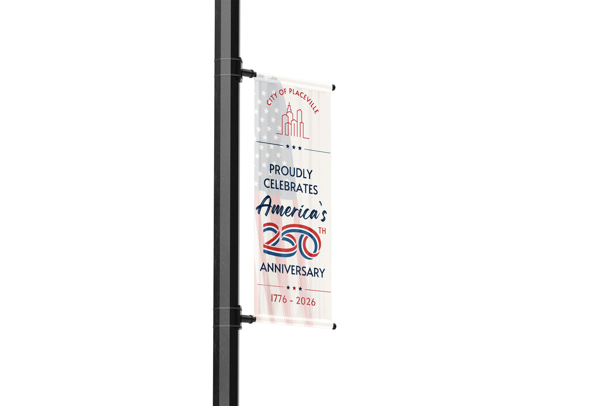 America 250 Lamp Post Banners