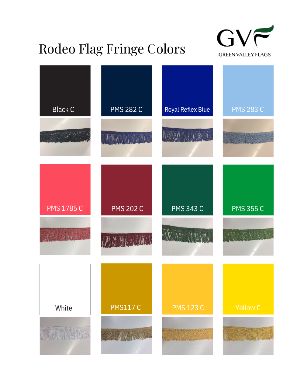 Custom Printed Rodeo Flags