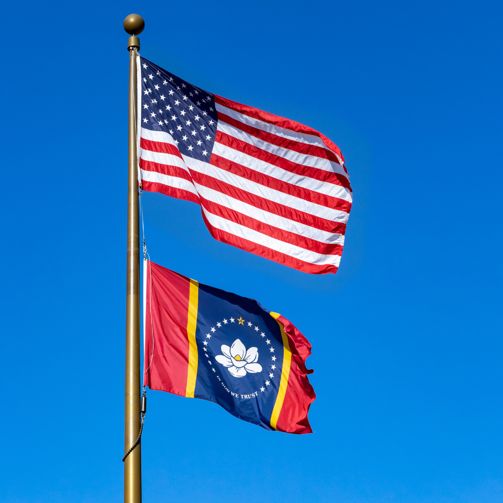 State of Mississippi New Magnolia Flag