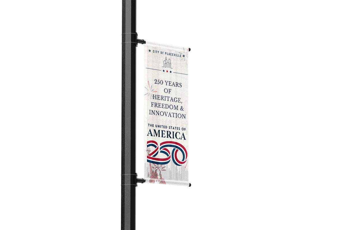 America 250 Lamp Post Banners