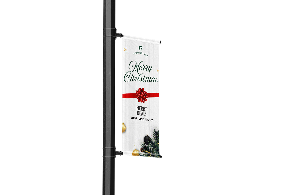 Christmas Lamp Post Banners
