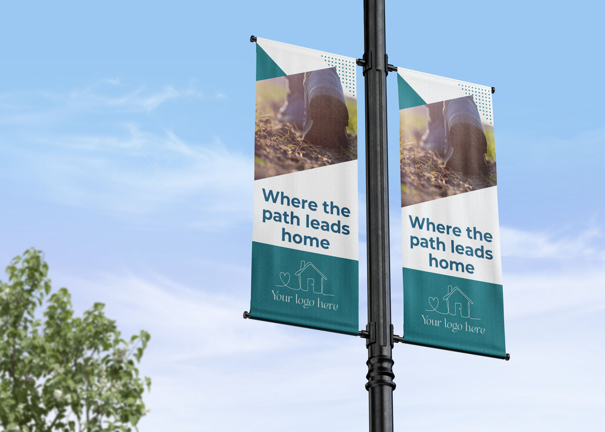 diagonal photo double banner, highlighting amenities