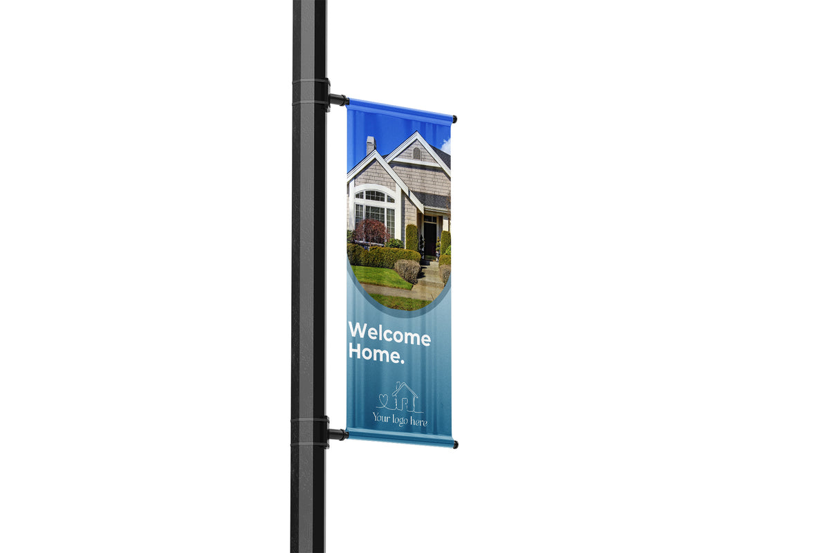 shaped photo single banner home