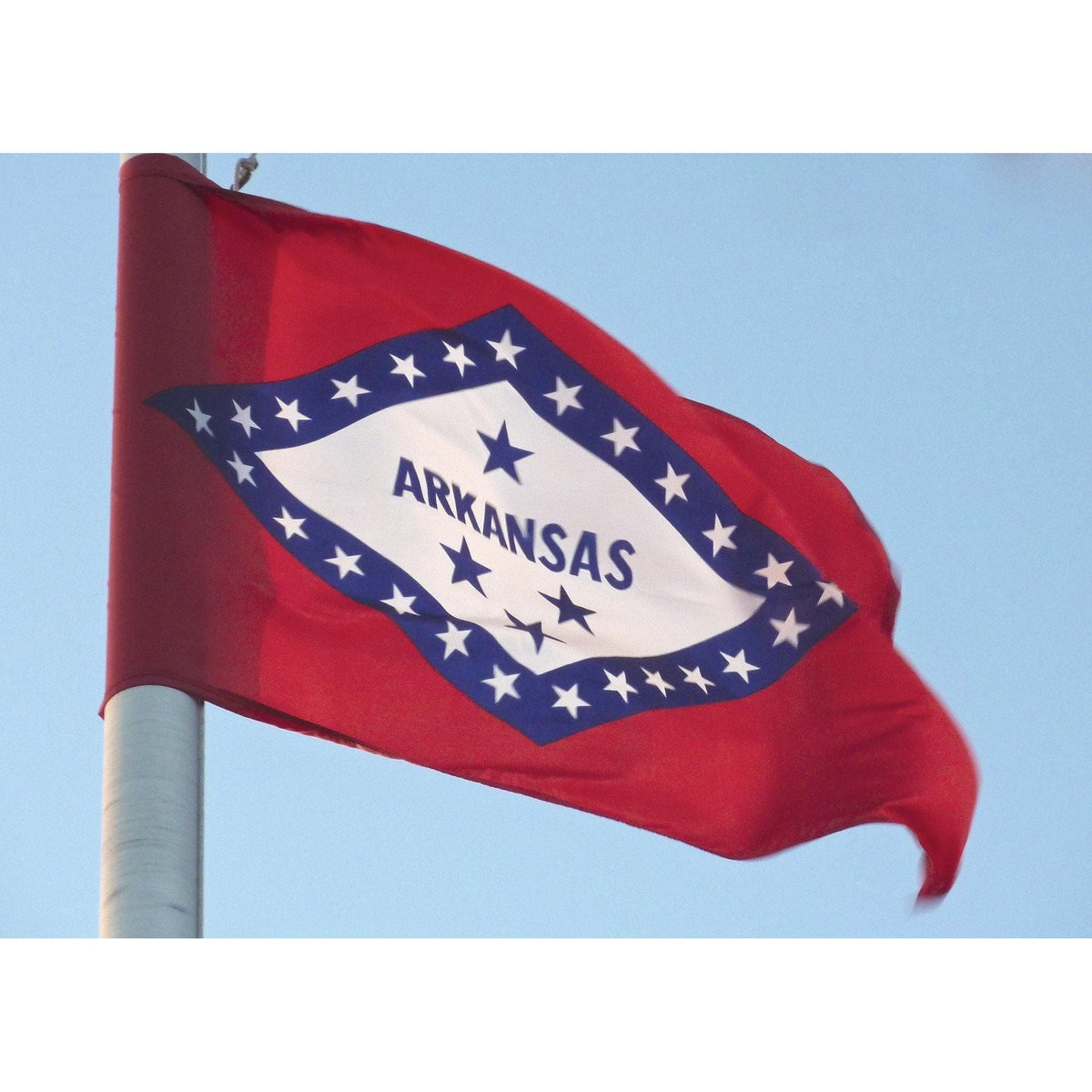 Flag of the State of Arkansas lightweight knitted polyester