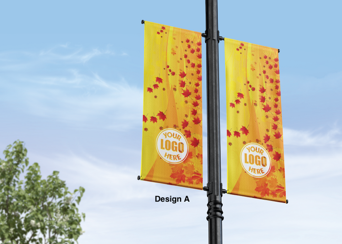 Autumn Street Pole Banners