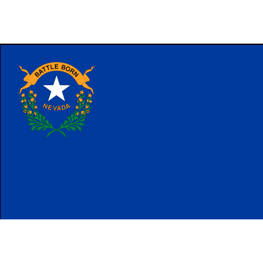 State Flag of Nevada - lightweight knitted polyester  