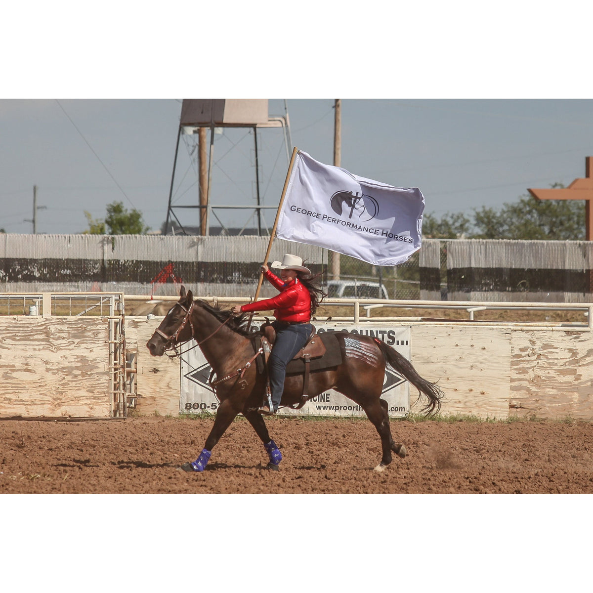 Rodeo Flag . Rodeo Sponsorship, banner, youth rodeo