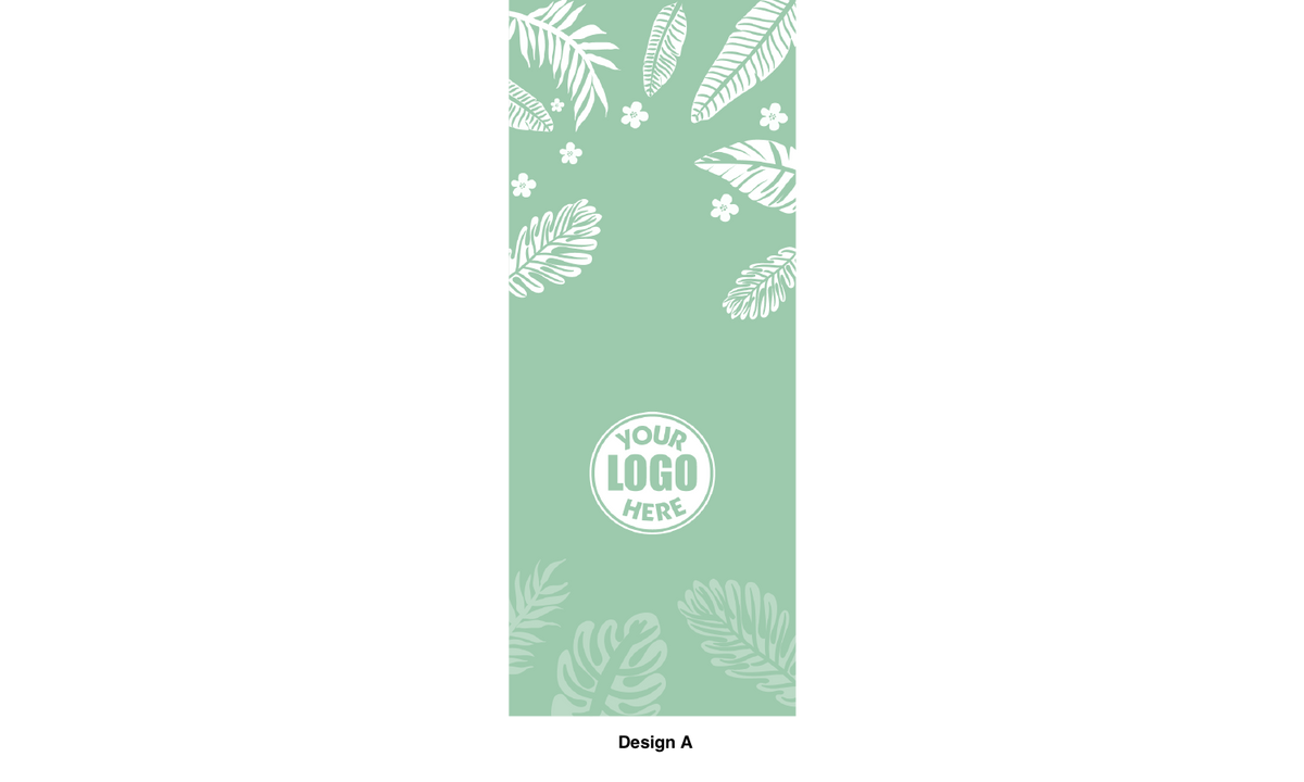 Modern design Spring themed street pole banners printed double sided on 18 oz blockout vinyl with pockets on top and bottom- full color print lamp post banner perfect for cities and towns. Fade resistant and suitable for all weather conditions