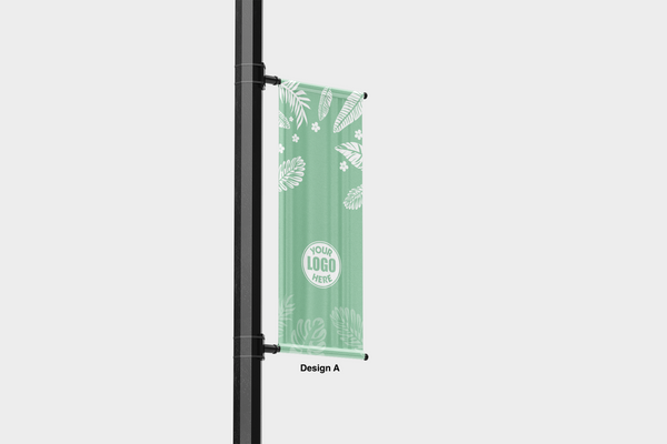 Spring Themed Street Pole Banners | Green Valley Flags