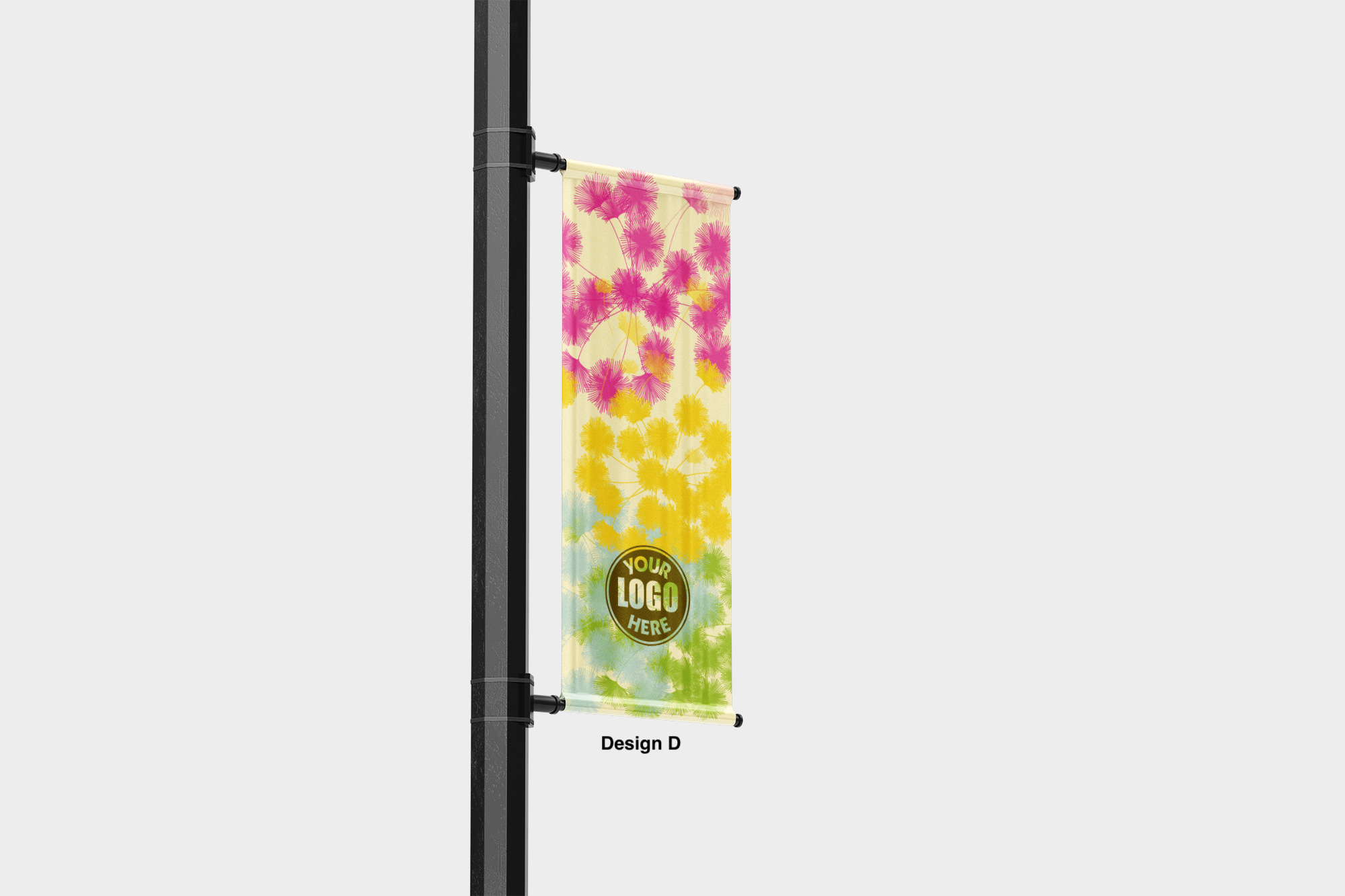 Spring Themed Street Pole Banners | Green Valley Flags