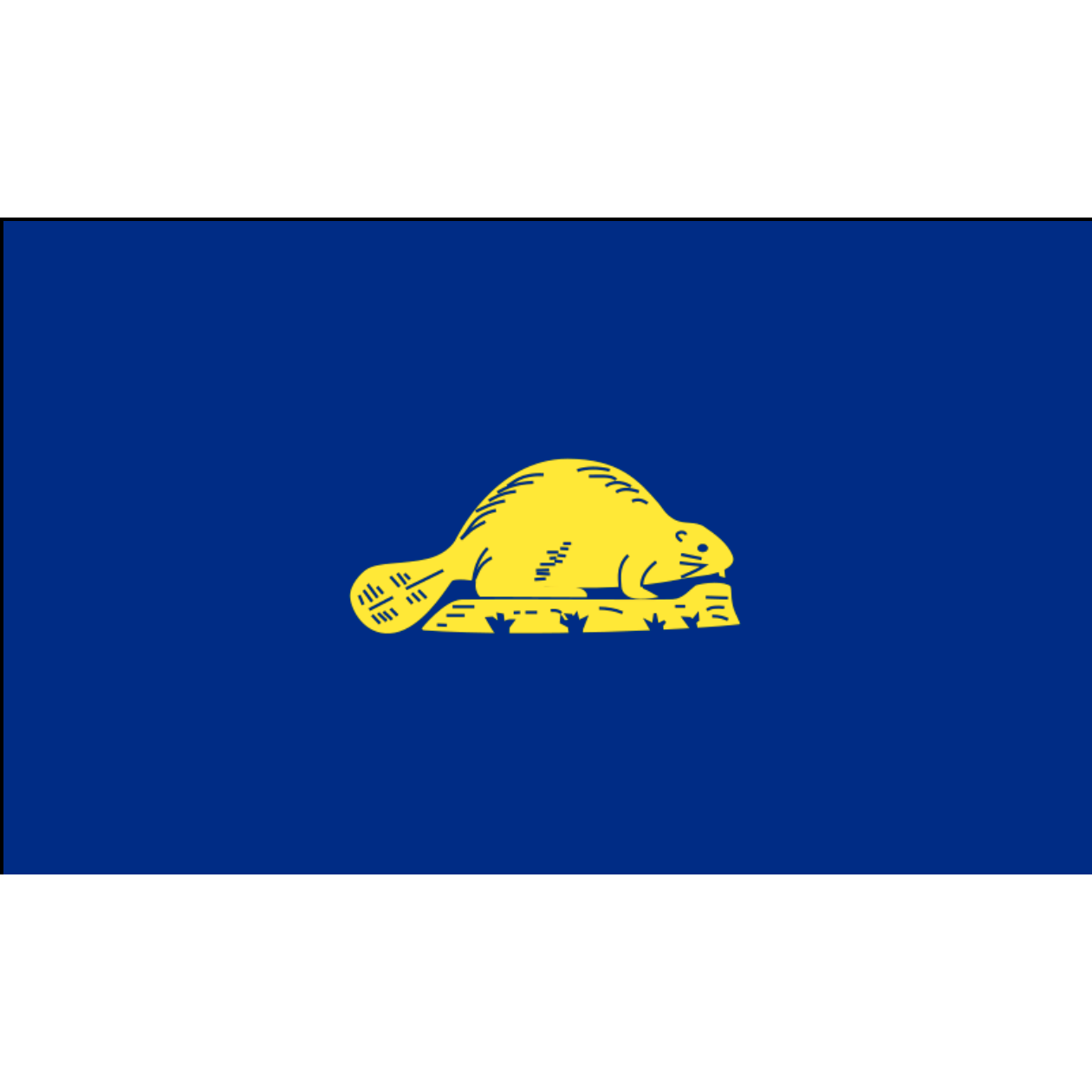 State Flag of Oregon Lightweight Knitted Polyester - double sided