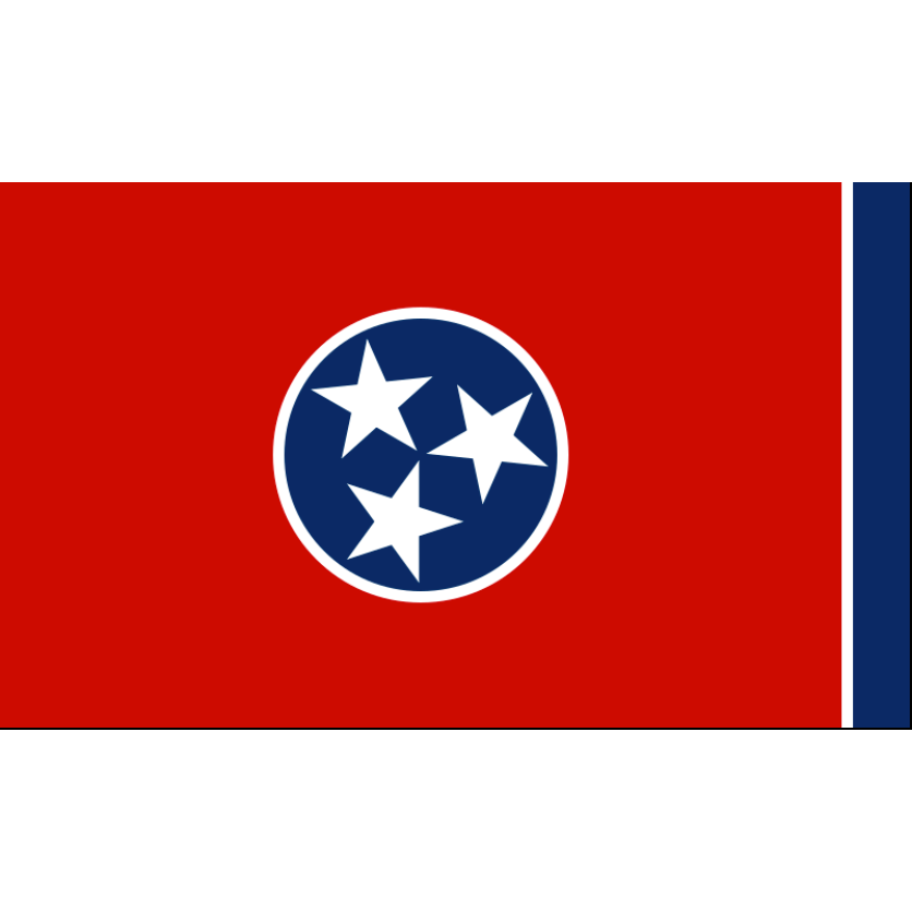 State of Tennessee Flag Lightweight Knitted Polyester  