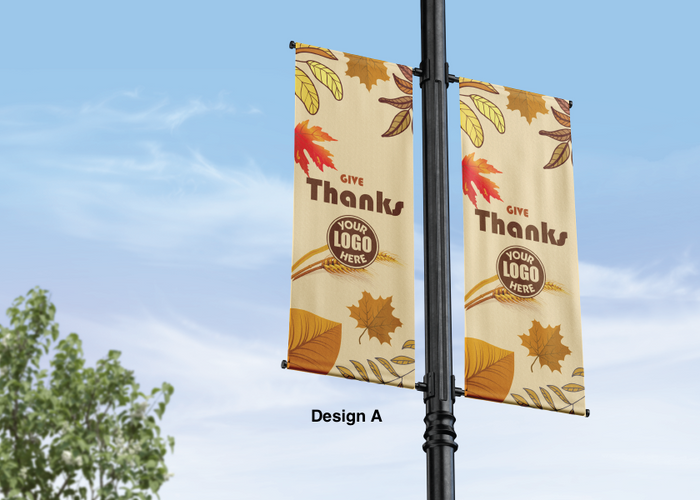Thanksgiving Street Pole Banners