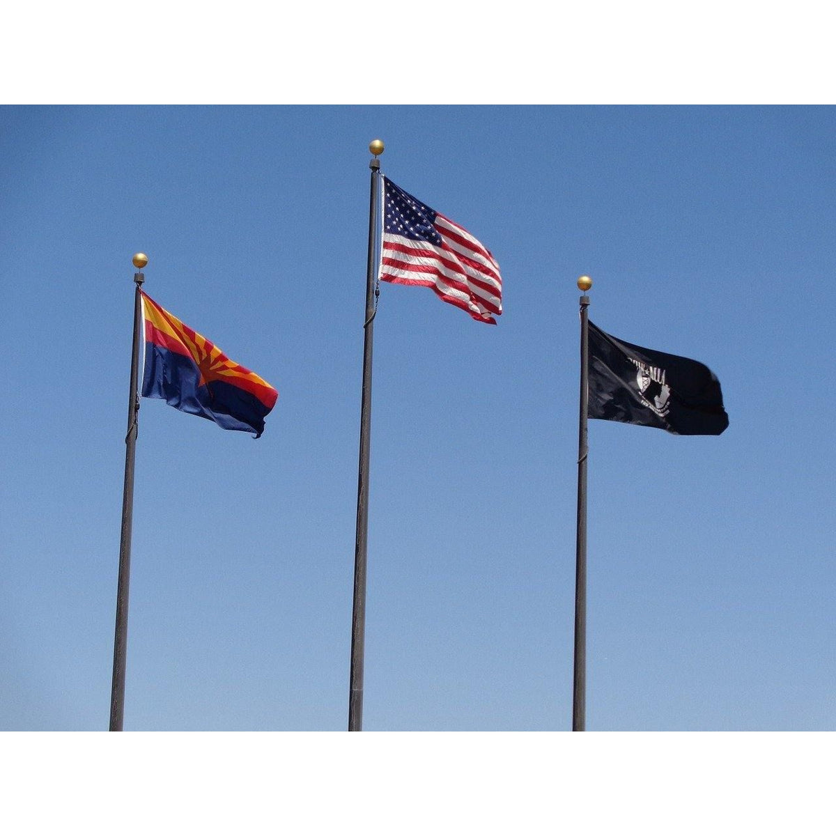 Flag of the State of Arizona printed on lightweight knitted polyester 